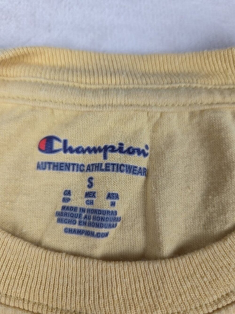 Champion James Madison University T‑Shirt Small Yellow Purple Graphic Tee - Picture 3 of 8